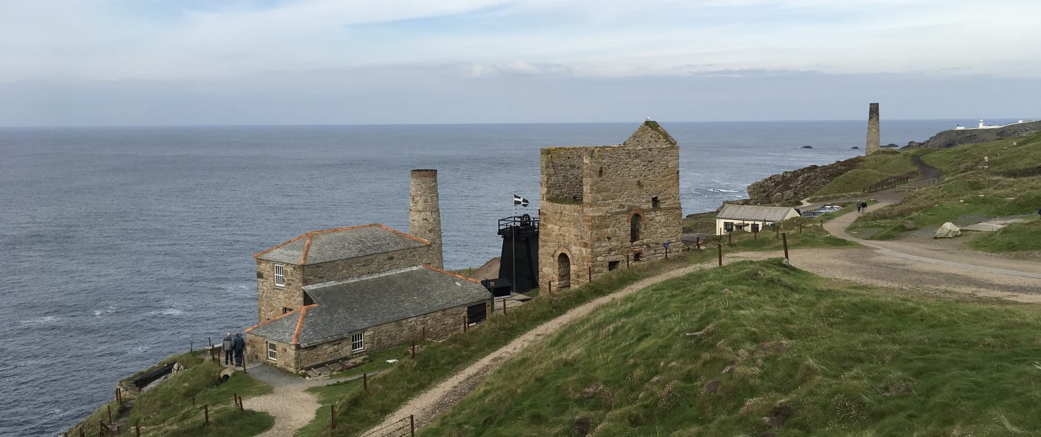 Classic Cornwall landscape at Botallack tin mine